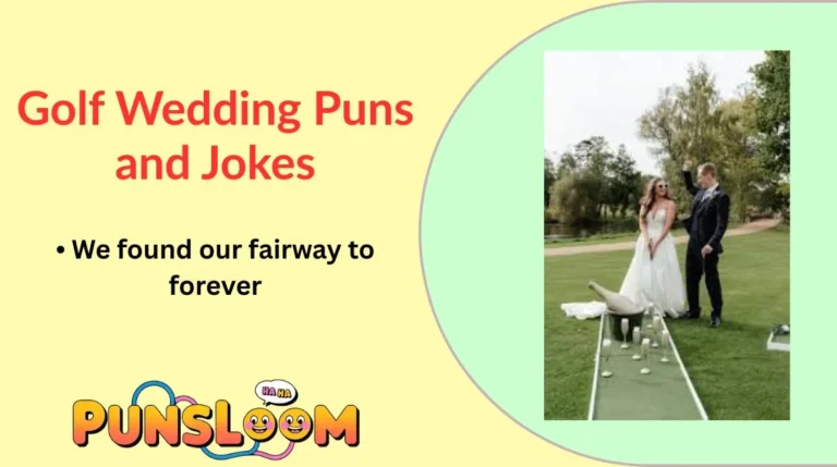 Golf Wedding Puns and Jokes