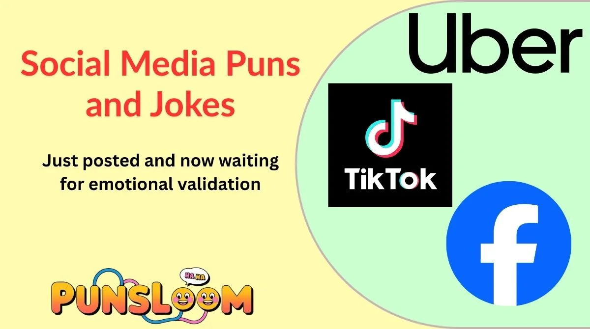 Humor Social Posts 🔥 194+ Social Media Puns and Jokes That’ll Make You LOL, ROFL, and Hit ...